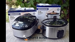 Slowcooker sau Multicooker de la HEINNER si un megaconcurs [upl. by Chassin]