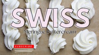 Swiss Meringue Buttercream  Not Too Sweet Silky Smooth Buttercream Recipe [upl. by Mita59]