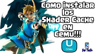 COMO INSTALAR LOS SHADER CACHE EN CEMU  DESCARGAR SHADER CACHE CEMU [upl. by Neened]