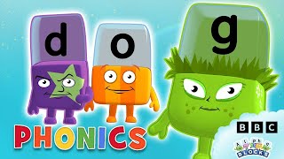 Phonics  Simple Spelling  Learn to Read  Alphablocks [upl. by Yrebmik]