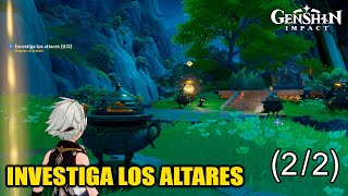 Investiga los altares 22 ｜ Tesoros jadeados de Chenyu ｜ Valle Chenyu ｜ Genshin Impact [upl. by Ailefo]