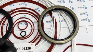 1951305230 SERVICE KIT 1951305230 TORQUE CONVERTER OIL SEAL KIT GASKET KIT KOMATSU D375 [upl. by Sink]