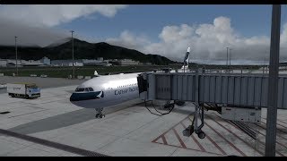 FSLabs A330343 Cathay Pacific HONG KONG  TAIPEI [upl. by Oflunra825]