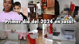 PRIMER DÍA DEL 2024🥳 LO MEJOR ES EL RECALENTAO🤤 LIMPIANDO LA COCINA🤩  12 Ene 2024 [upl. by Candy]