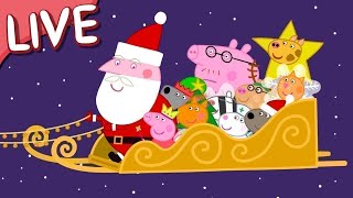 Peppa Pig Christmas Episodes 🎄 Peppa Pig STREAMING NOW 🌈 Kids Videos 🔴 [upl. by Ladin918]