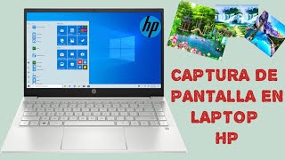 como hacer capturas de pantalla en laptop HP [upl. by Azriel655]