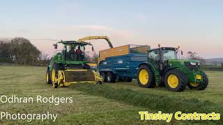 Silage Has Started Tinsley ContractsSilage 2022¬Odhran Rodgers Photography4K [upl. by Annaynek]