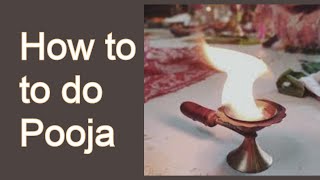 Simple steps to do a Pooja at home explained for those who want to do a Pooja for Festivals  daily [upl. by Baillie]