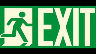 Nonelectrical Photoluminescent Emergency Exit Signs For Building Safety [upl. by Atnaloj]