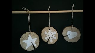 DIY décorations de Noël en bois [upl. by Keligot]