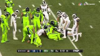 Jon Ryan Injured After 33yard Fake Punt Run  Rams vs Seahawks  NFL Week 15 Highlights [upl. by Amin826]