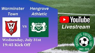 Warminster Town FC v Hengrove Athletic FC [upl. by Resa]