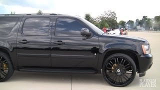 CHEVY SUBURBAN on 28 INCH FORGIATO TAGLIO DETROIT [upl. by Eisele338]