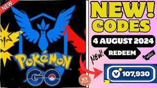 💥LATEST💥 POKEMON GO PROMO CODES 2024 4AUGUST  POKEMON GO CODES  POKEMON GO CODE [upl. by Lorola]