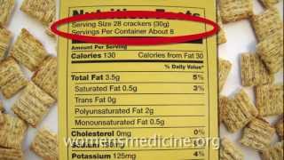 Nutrition Labels 101 What is a serving size and how do I calculate calories [upl. by Veal]