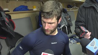 Alex Pietrangelo talks before Blues begin long home stand [upl. by Leahcimauhsoj629]