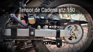 Tensor de cadena motos enduro xtz 150  125 [upl. by Croydon]