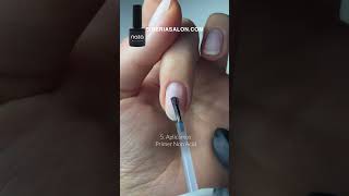 Aplica correctamente la base semipermanente para una manicura duradera sin levantamiantos 💅 [upl. by Loutitia]