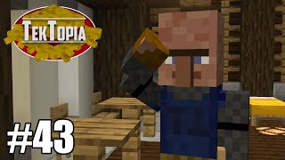 TekTopia 43  Village Guards Minecraft Villager Mod [upl. by Masry]