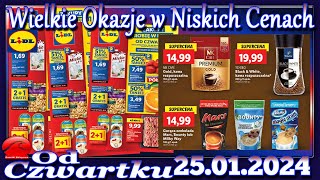 Lidl Nowa Gazetka Promocyjna od Czwartku 25012024 Najlepsze Okazje W Niskich Cenach [upl. by Ainomar651]