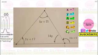 Calcular el valor de x en el siguiente gráfico Resolución de triángulos [upl. by Ecirbaf]