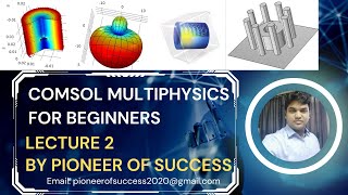 COMSOL Multiphysics for Beginners Lecture 2 COMSOL beginners pos 2023 l3ctures [upl. by Arhaz718]