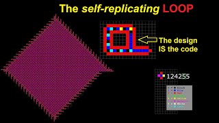 Langtons Loops The cellular automaton that copies itself [upl. by Hurwit]