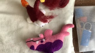 Needle Felting figures [upl. by Shetrit]