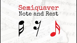 Semiquaver Note and Rest [upl. by Bev]