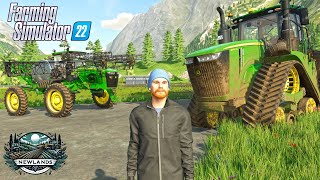 I Made 200K in One Day  New Lands Year 8 EP1  Farming Simulator 22 [upl. by Verne910]