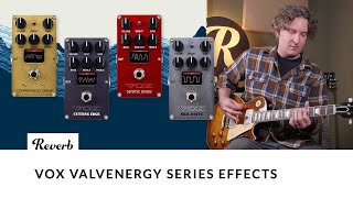 Vox Valvenergy Series Effects Pedals Demo  Tone Report [upl. by Maidy]