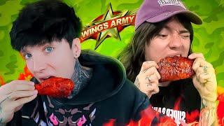 PROBAMOS LAS ALITAS MÁS PICANTES DE WINGS ARMY🔥 [upl. by Raney144]