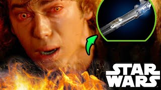 Why Anakin Tried to Reach His Lightsaber While Burning Not Why You Think  Star Wars Explained [upl. by Derfliw502]