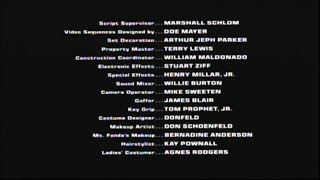 The China Syndrome 1979 End Credits TCM 2024 [upl. by Eniahpets556]