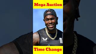 Mega Auction ka time hua change Jofra Archer aaye auction me ipl iplnews iplmegaauction shorts [upl. by Mccormick787]