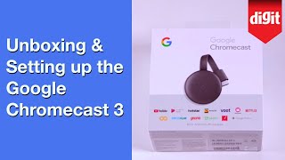 Unboxing amp setting up the new Google Chromecast 3  Digitin [upl. by Nomihs]