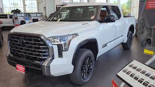 2024 Toyota Tundra 1794 LIMITED EDITION in Wind Chill Pearl White [upl. by Nylatsirhc471]