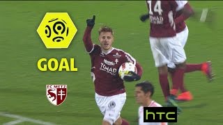 Goal Thibaut VION 75  FC Metz  FC Lorient 33 201617 [upl. by Janeta]