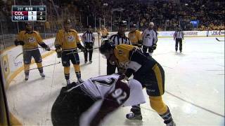 Gotta See It Landeskog crushes Josi answers to Weber [upl. by Chalmer]