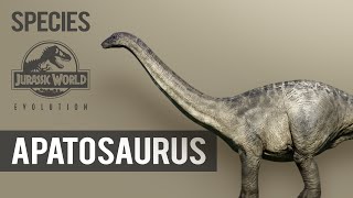 Apatosaurus  SPECIES PROFILE  Jurassic World Evolution [upl. by Occir745]