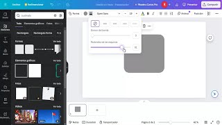 ¿CÓMO REDONDEAR ESQUINAS EN CANVA [upl. by Mieka]
