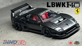 164 Inno64 LBWK LIBERTY WALK FERRARI F40 Full Carbon [upl. by Wald17]