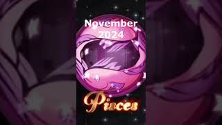 PISCES Horoscope Predictions November 2024 [upl. by Puttergill94]