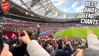 ARSENAL AWAY END CHANTS [upl. by Whitehouse]