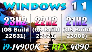 23H2 vs 22H2 vs 21H2  Windows 11 All Versions PC Gameplay Tested [upl. by Vivian]