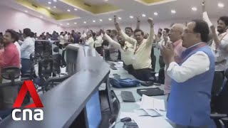 Indias Chandrayaan3 successfully makes soft landing on lunar surface [upl. by Allesiram]