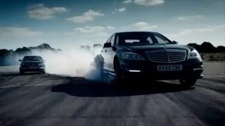 BMW 760Li vs Mercedes S63 AMG  Top Gear  BBC [upl. by Annahsirhc]