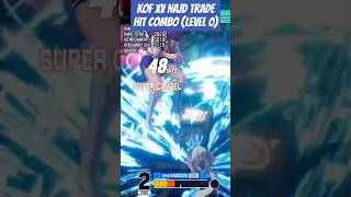 KOF XV NAJD TRADE HIT STUN TOD COMBO 99 HIT LEVEL ZERO [upl. by Lillith926]