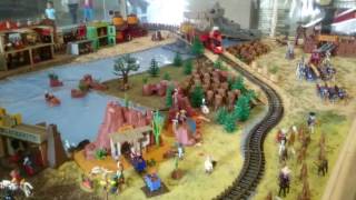 Diorama del oeste playmobil México [upl. by Dohsar]