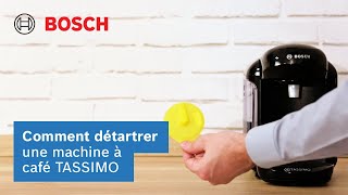 Comment détartrer une machine à café TASSIMO   Bosch Electroménager France [upl. by Eanar]